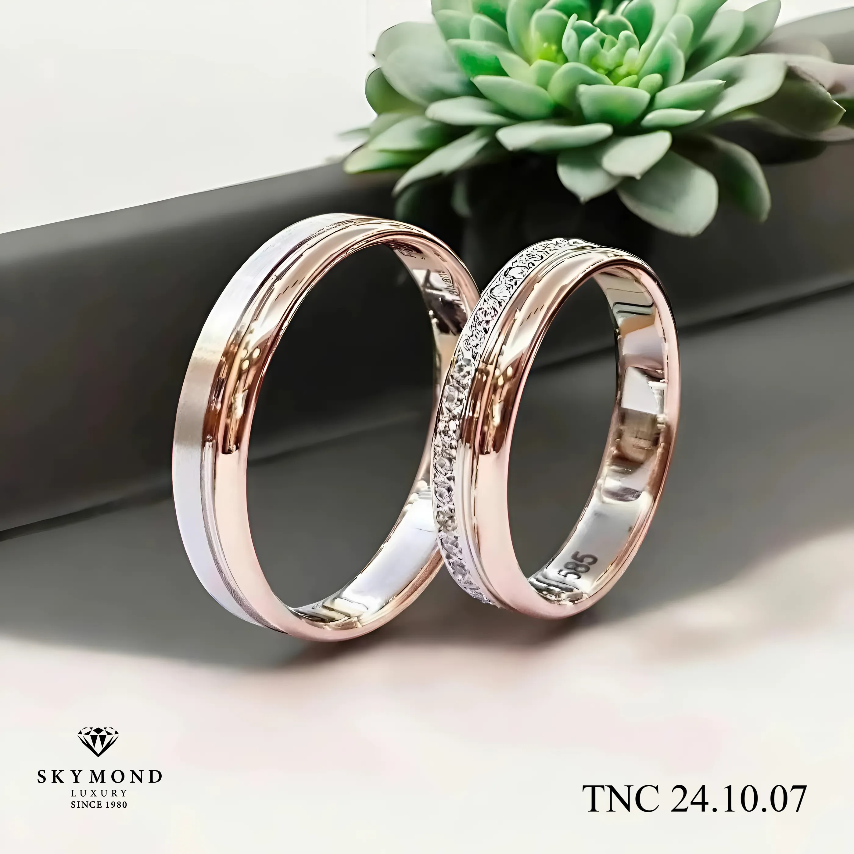 nhẫn-cưới-vàng-ghép-thiết-kế-skymond-luxury