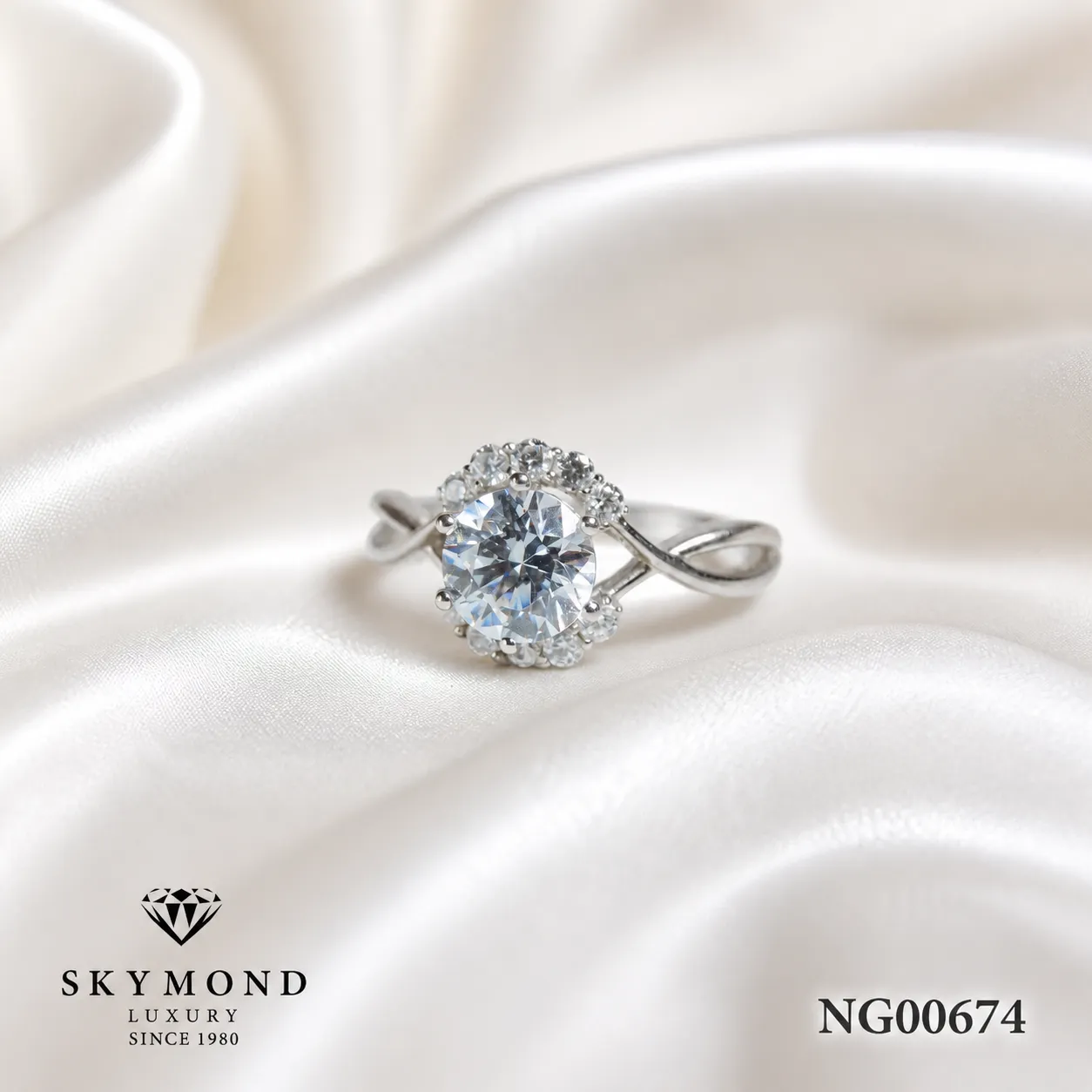 mẫu nhẫn cầu hôn skymond