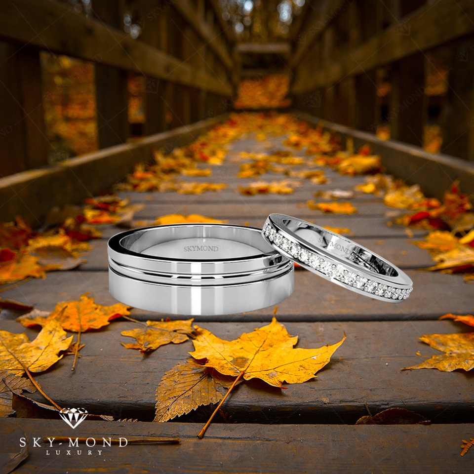Điều gì làm nên giá trị thương hiệu Skymond? - 2 Trọn vẹn mùa yêu với nhẫn cưới Bạch kim Skymond Luxury